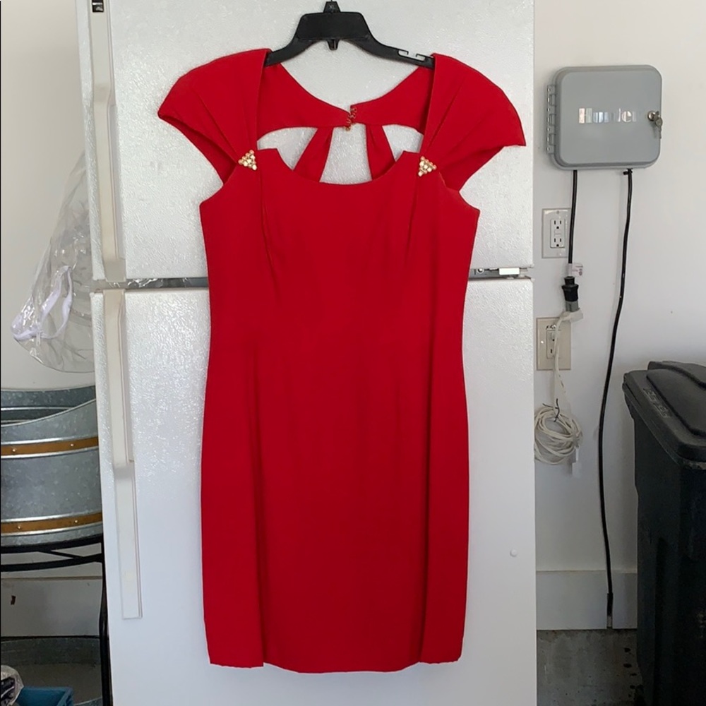Red dress